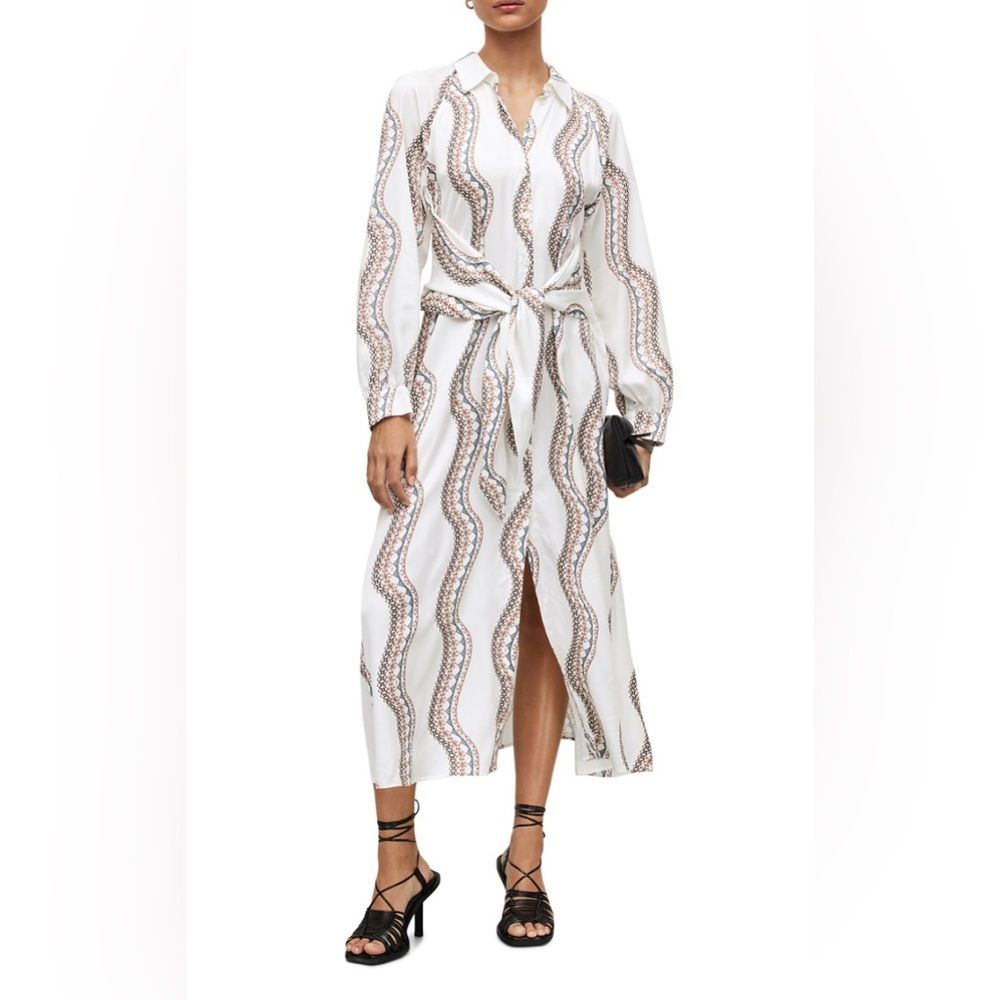 ALL SAINTS Graphic Button-Front Dress | Easy Chic